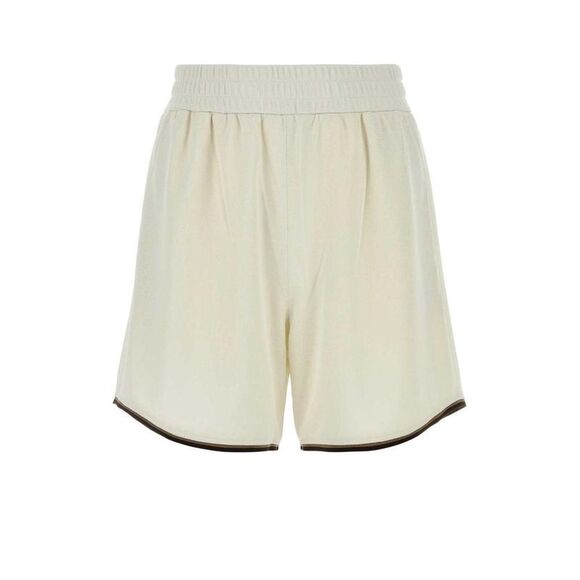 FENDI Men's Textured Shorts Men WHITE Pants